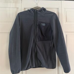 L.L. Bean Kids Charcoal Fleece Jacket
